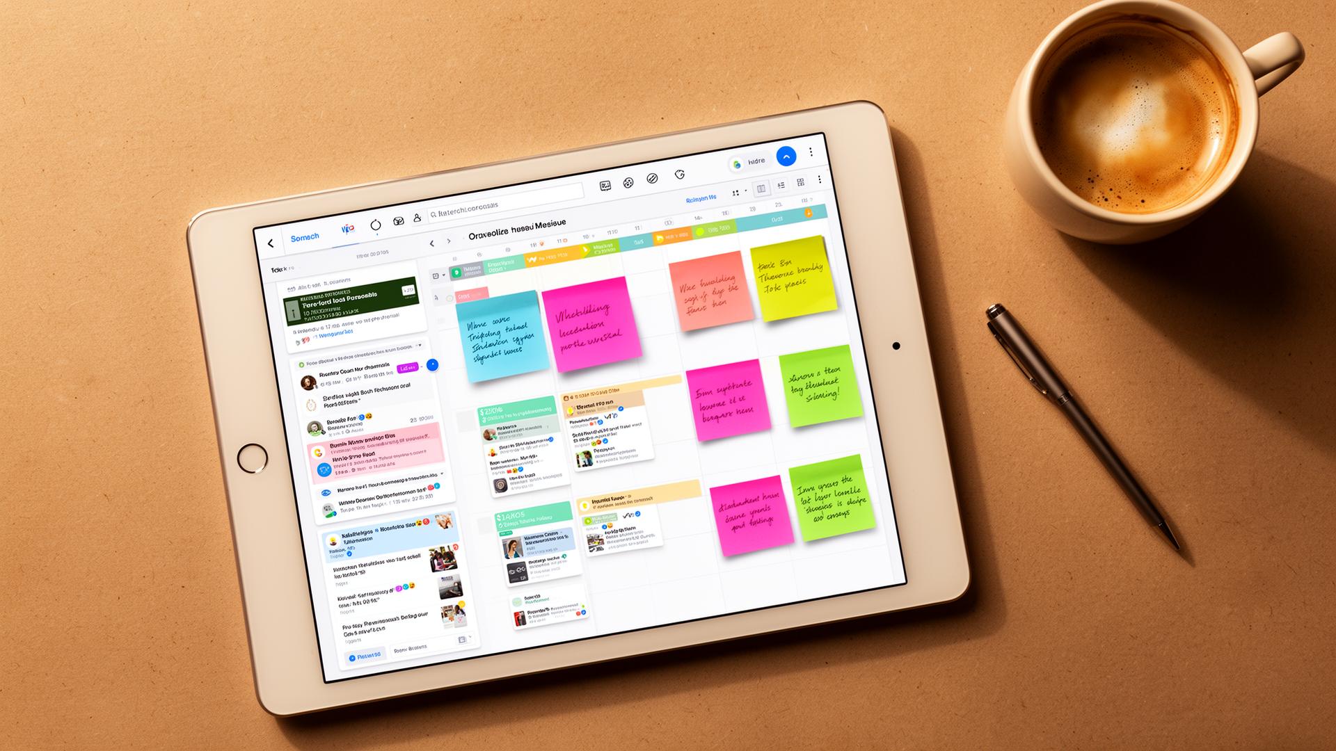 A monthly social media content calendar planned out for a Laval small business